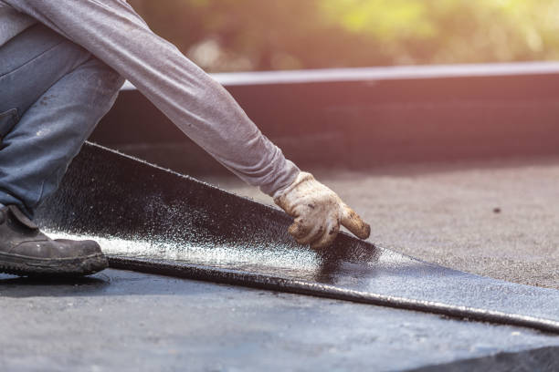 Professional Waterproofing technician working in Chester, VA